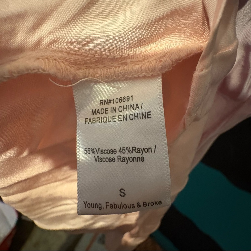 Young Fabulous & Broke Purple and Cream Gradient Midi Dress - Picture 8 of 8